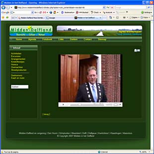 Midden in het Delfland website - 26 januari 2008