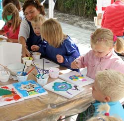 Kinderkunstworkshop - foto: Henk Groenendaal
